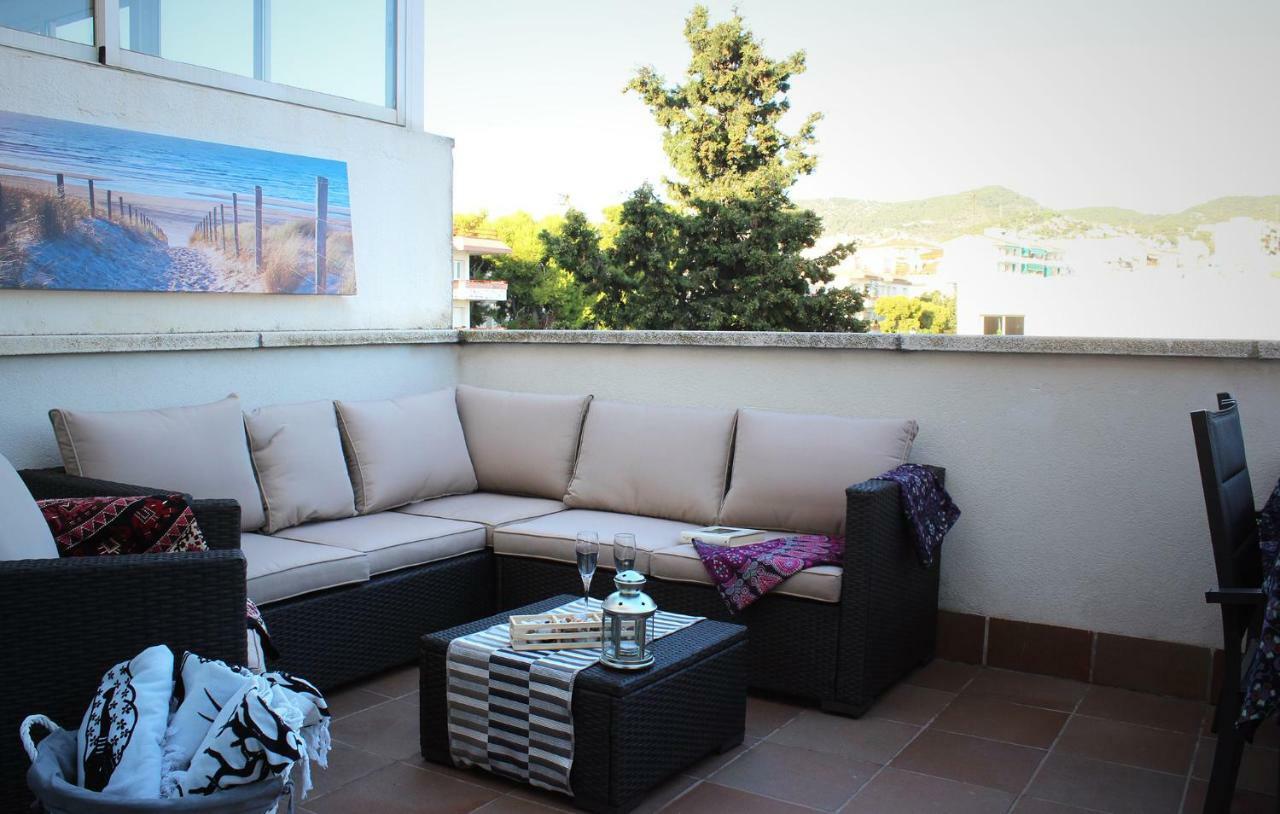 Ferienwohnung Sitges Atico 2 Min A Playa San Sebastian Exterior foto
