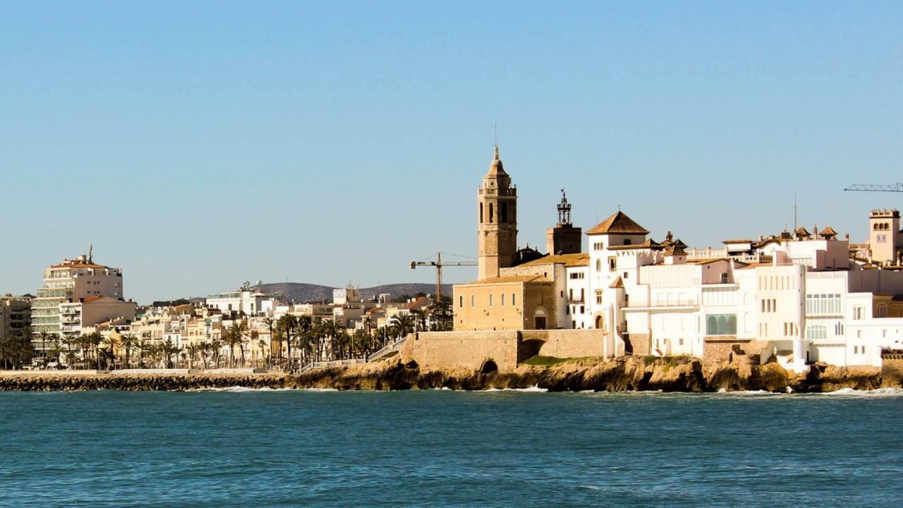 Ferienwohnung Sitges Atico 2 Min A Playa San Sebastian Exterior foto