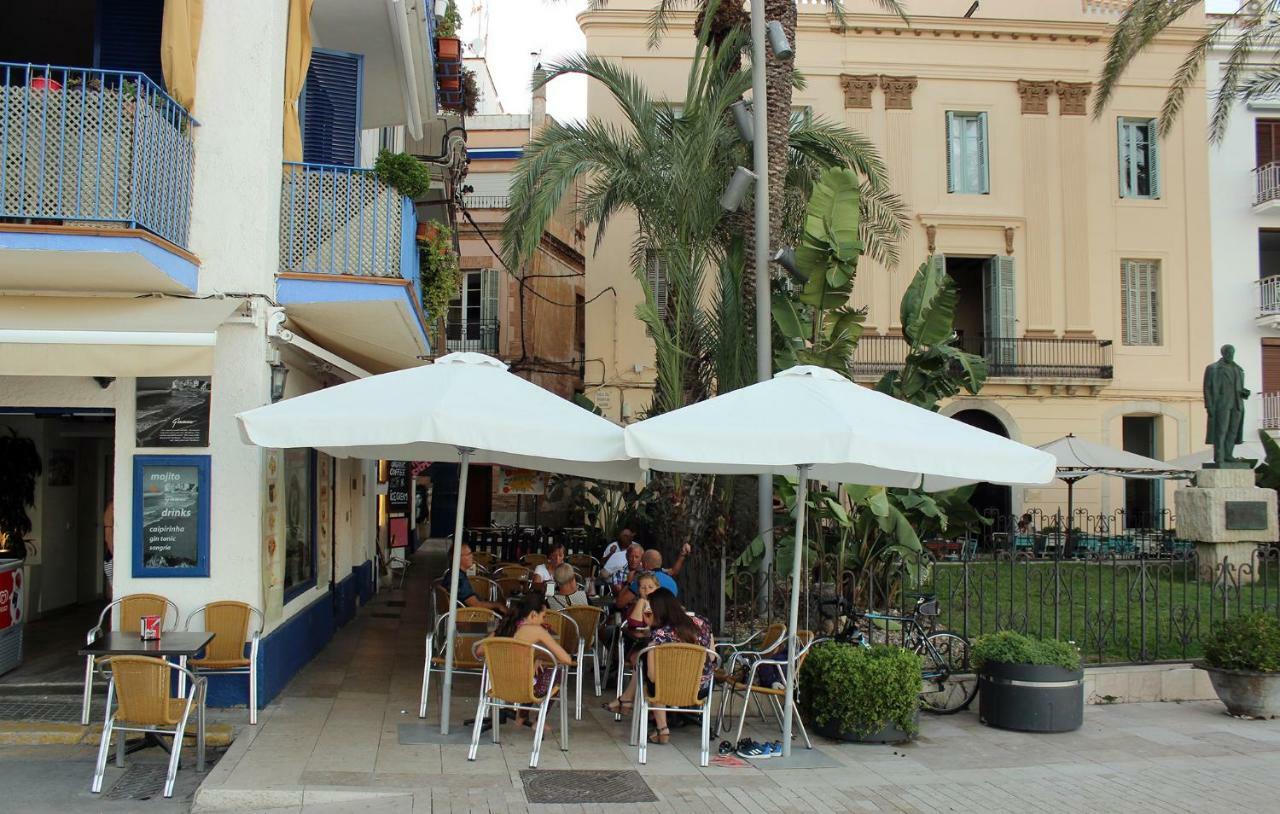 Ferienwohnung Sitges Atico 2 Min A Playa San Sebastian Exterior foto